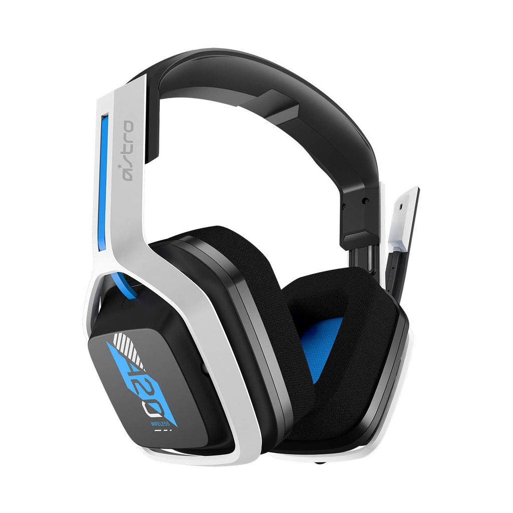 Auriculares inalámbricos ASTRO Gaming Logitech G A20 Gen 2 para PlayStation en color blanco y azul, con diseño cómodo y sonido envolvente