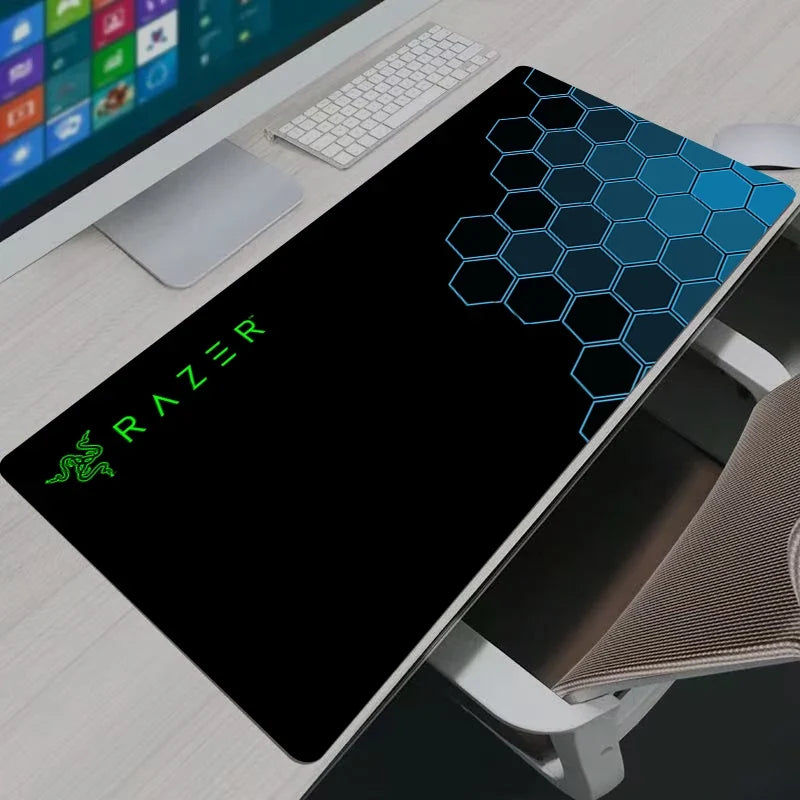Alfombrilla de ratón Razer Hexagon para gaming, tamaño XXL, con diseño anime, ideal para PC, teclado y oficina, de Everly Sphere.