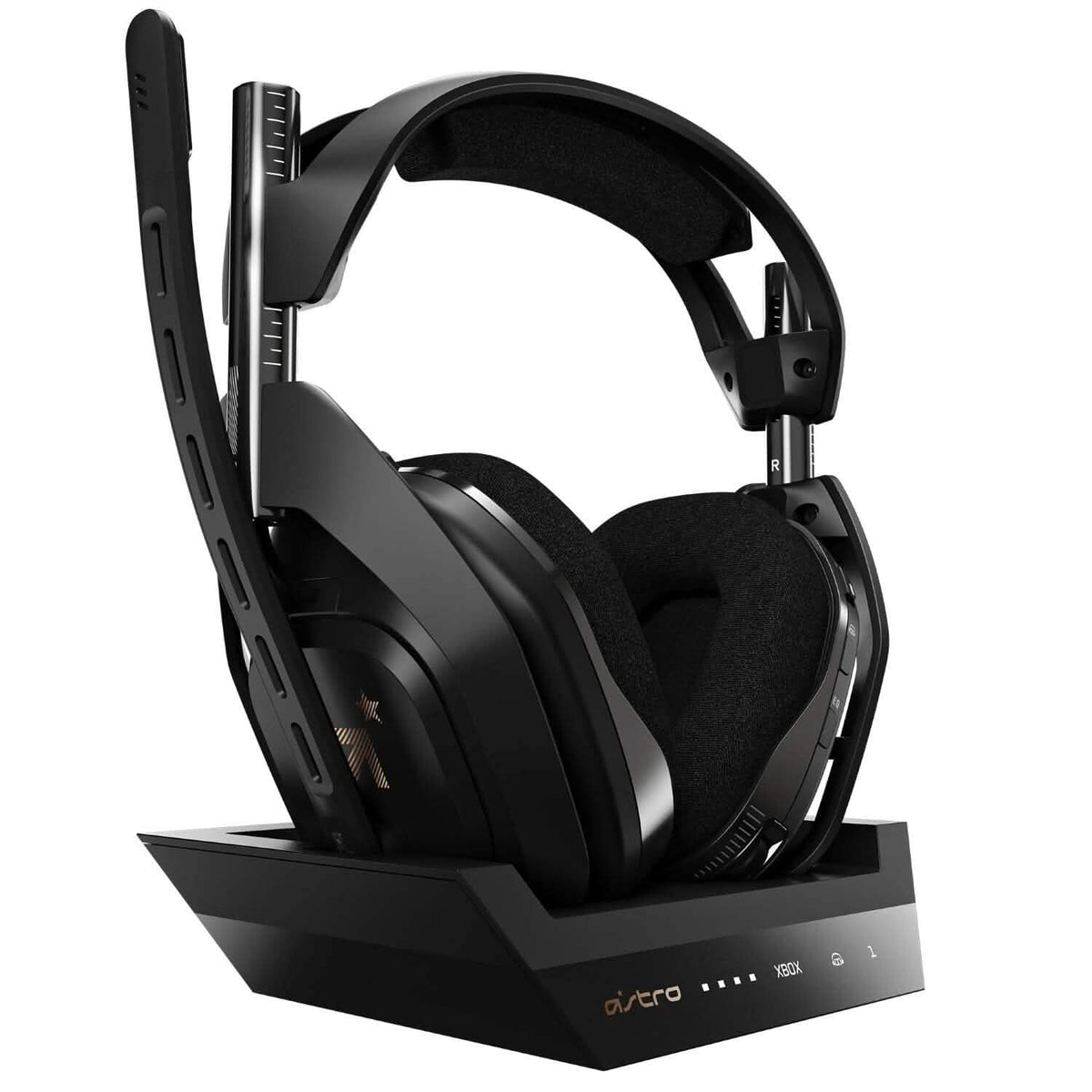 Auriculares inalámbricos ASTRO Gaming A50 con estación base Gen 4, compatibles con Xbox Series X|S, Xbox One, PC y Mac.
