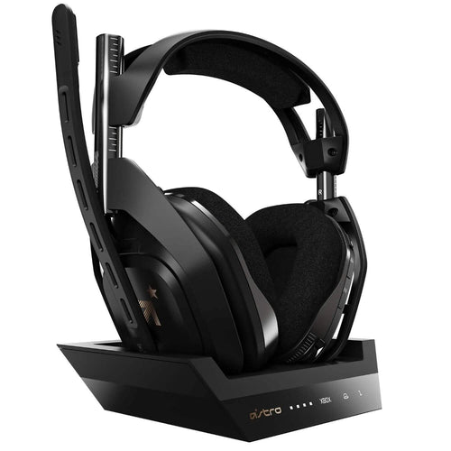 Auriculares inalámbricos ASTRO Gaming A50 con estación base Gen 4, compatibles con Xbox Series X|S, Xbox One, PC y Mac.